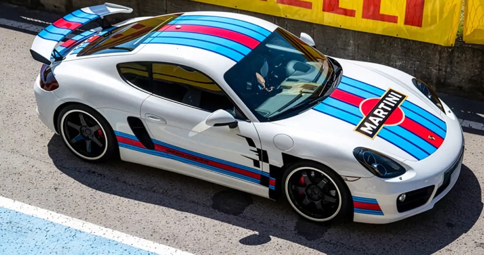 Porshe cayman s jazda